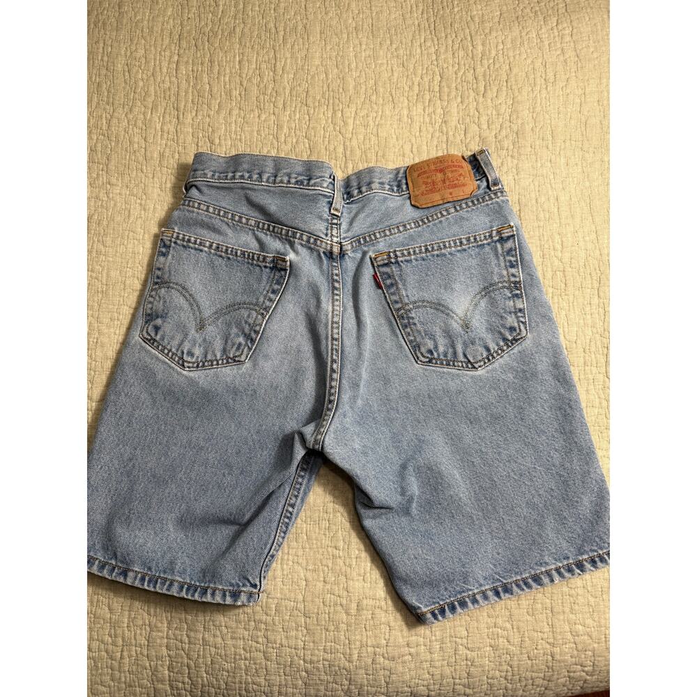 Vintage Levi's 505 Mens Jean Shorts Straight Leg Denim Jorts Y2K Grunge SZ 32